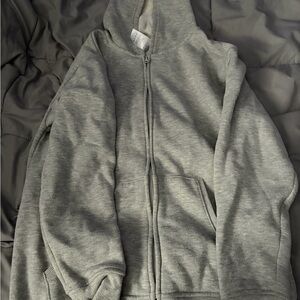 Danskin Gray Zip-Up Hoodie